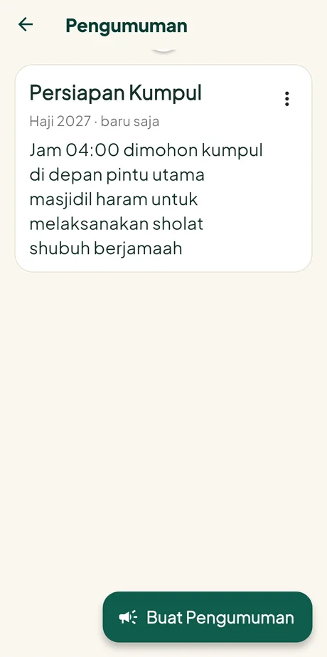 Pengumuman